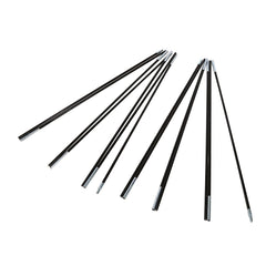 TOPINCN 14-section pole set provides flexible repair options for quick tent stabilization.