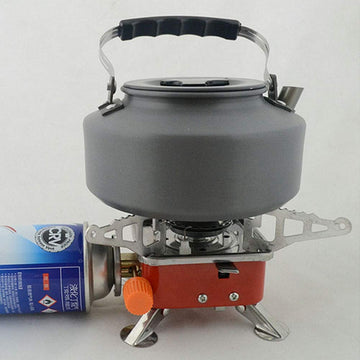 Topincn camping stove and bag simplify storage during trips.