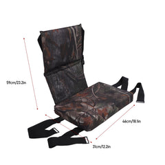 TOPINCN seat replacement back view highlights thick sponge and lumbar support.
