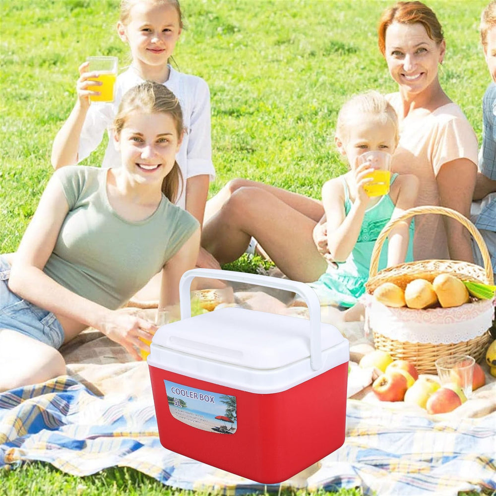 TOPINCN easy-clean plastic cooler for safe food storage.