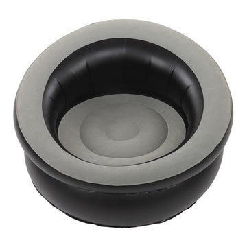 TOPINCN PVC Inflatable Couch in grey, portable comfort for home and travel.