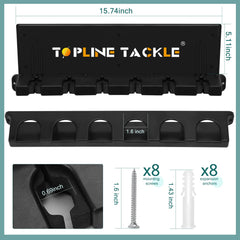 Expanded 2.8-inch gap between holders for wider setups