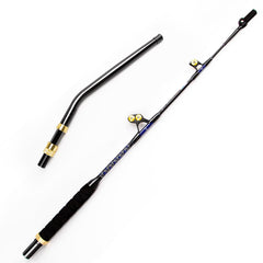 Topline Tackle Deep Sea Rod with bent butt for secure mounting