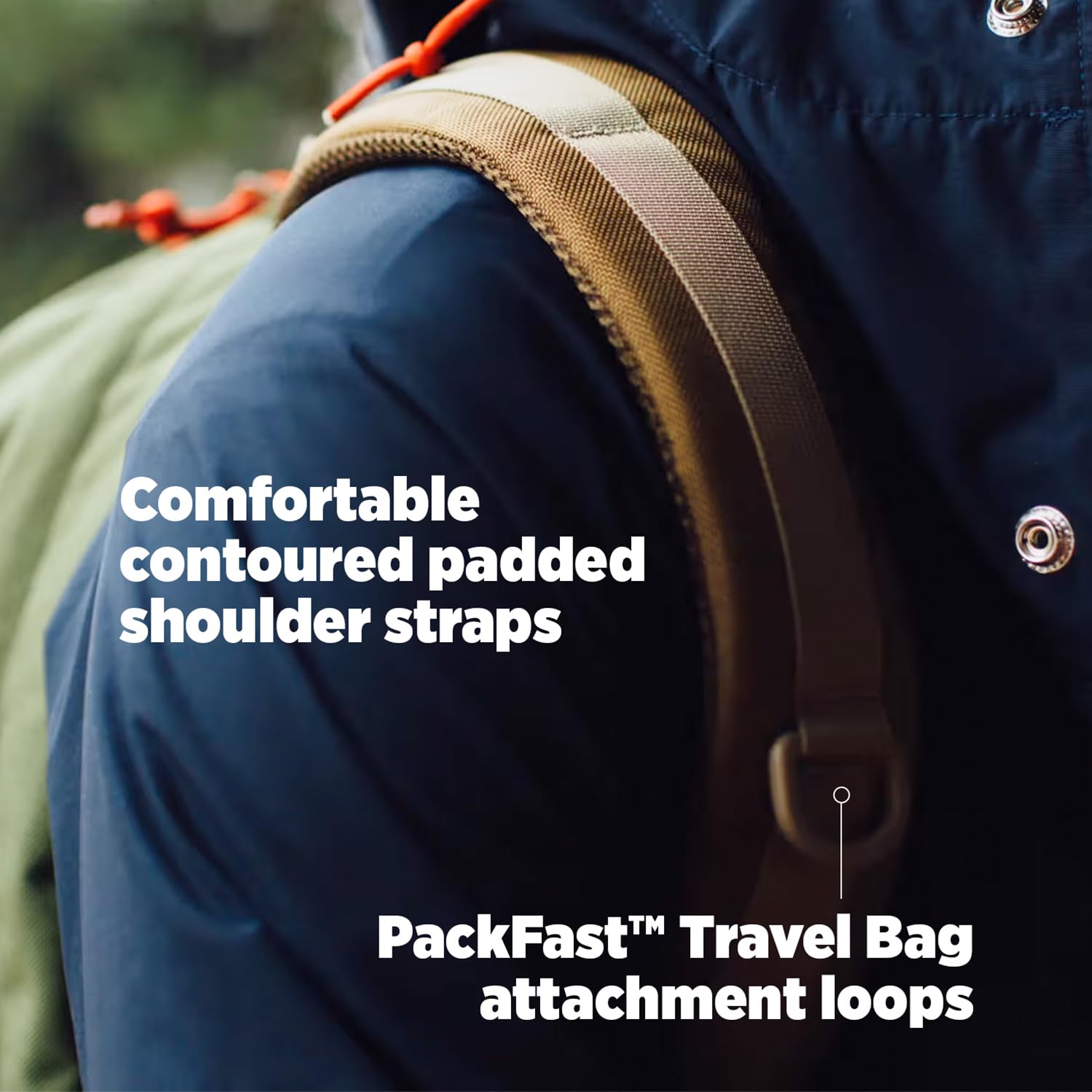 Topo Designs Daypack Classic charcoal ice axe loop ready for rugged gear