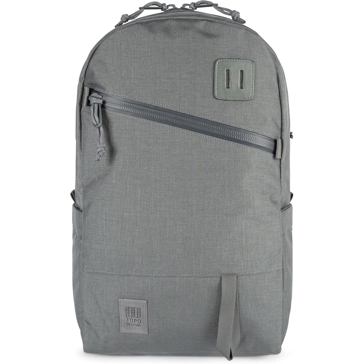 Topo Designs Daypack Tech exterior main compartment access for easy loading on commutes.