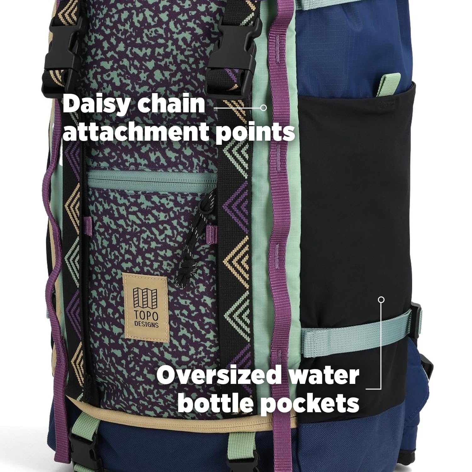 Topo Designs Rover Trail Pack 22L desert palm Sahara colorway for rugged aesthetic.
