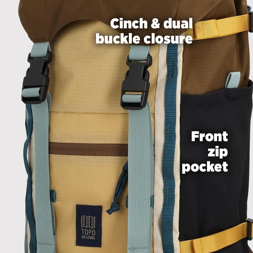 Topo Designs Rover Trail Pack 22L dimensions balance capacity and carry comfort.