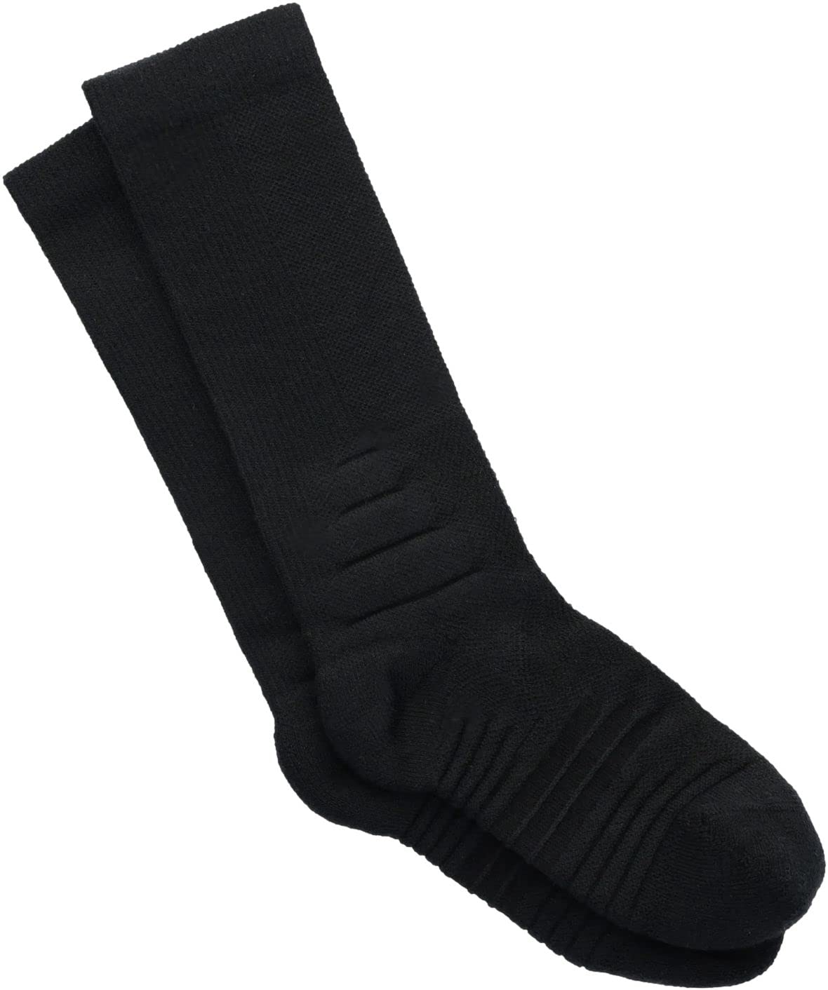 Topo Designs Tech Sock Black reinforced toe and heel for durability