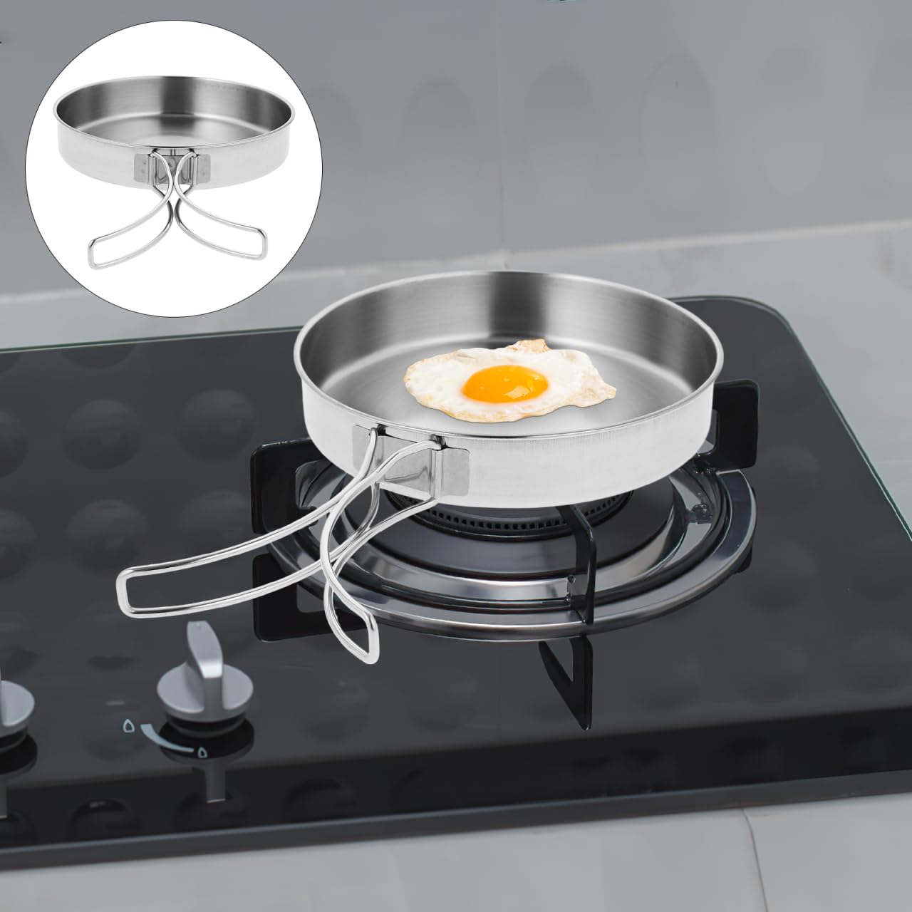Topperfun easy-clean camp pan ready for quick trail meals.
