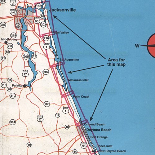 Topspot fishing map close-up highlights underwater structure and fish types.