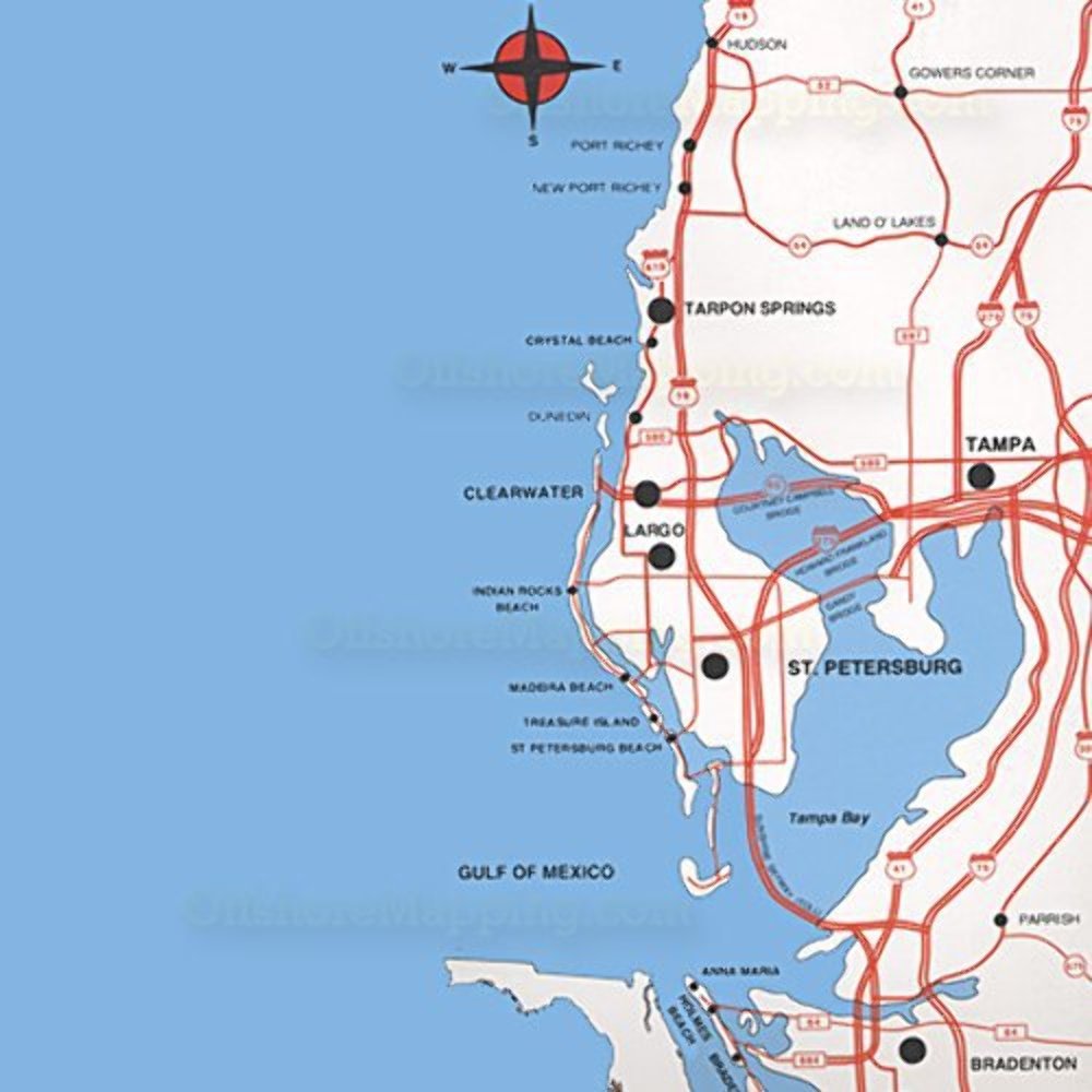 Topspot Map N202 waterproof and tear-resistant map designed for durable outdoor use.