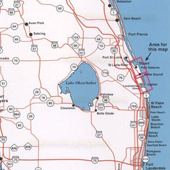 Top Spot map N214 Jupiter-Stuart detailed chart shows shoreline access and marinas.