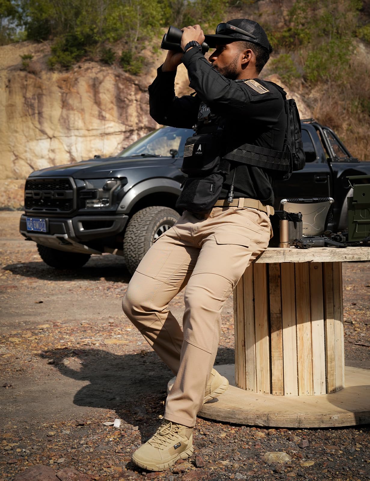 TOPTACPRO Tactical Pants for hiking and work, ready for variable terrain.