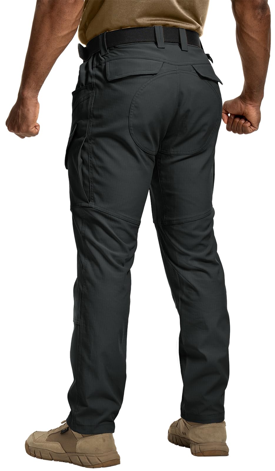 TOPTACPRO Tactical Pants pocket layout highlights secure storage for tools, cards, and phone