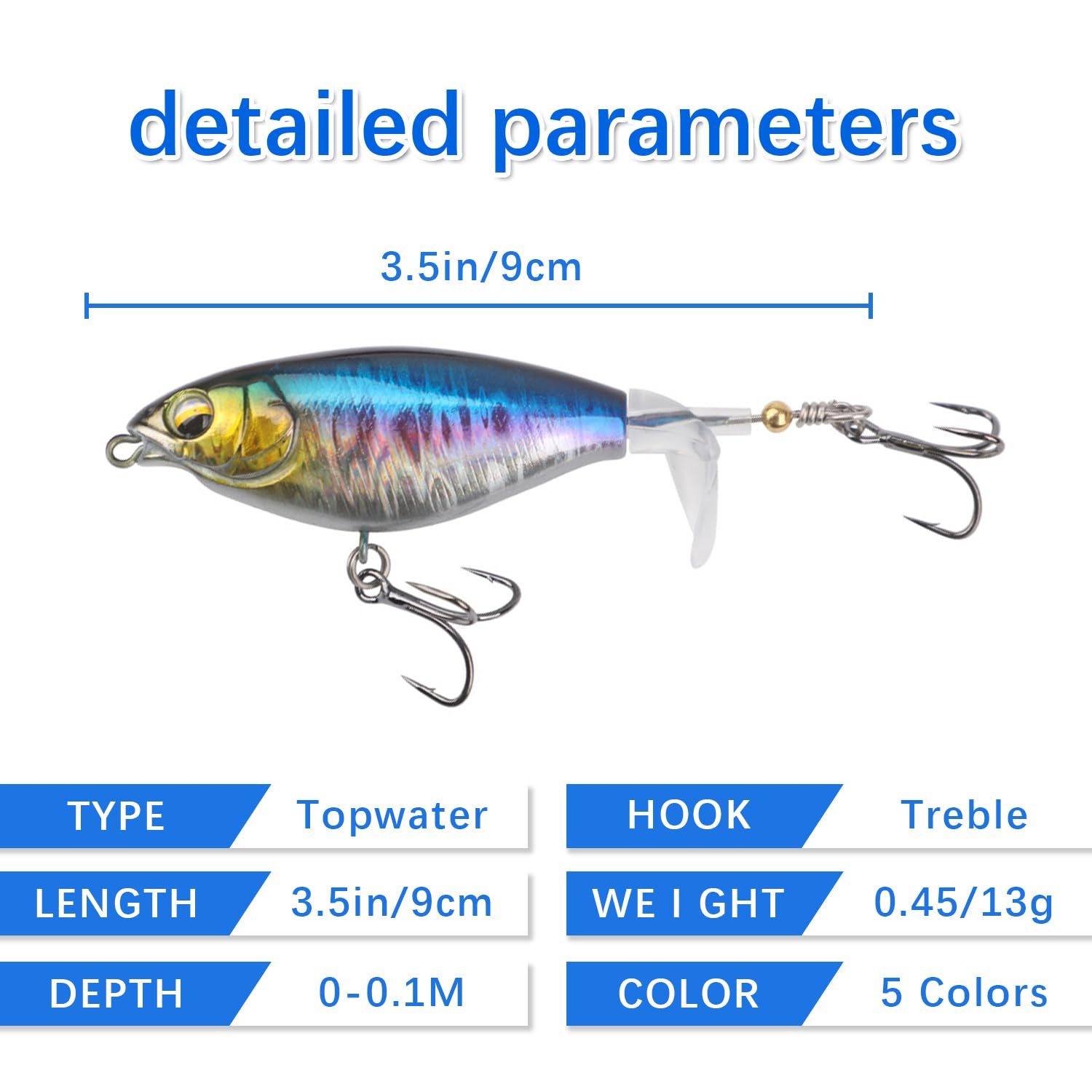 Floating pencil bait design for freshwater and saltwater