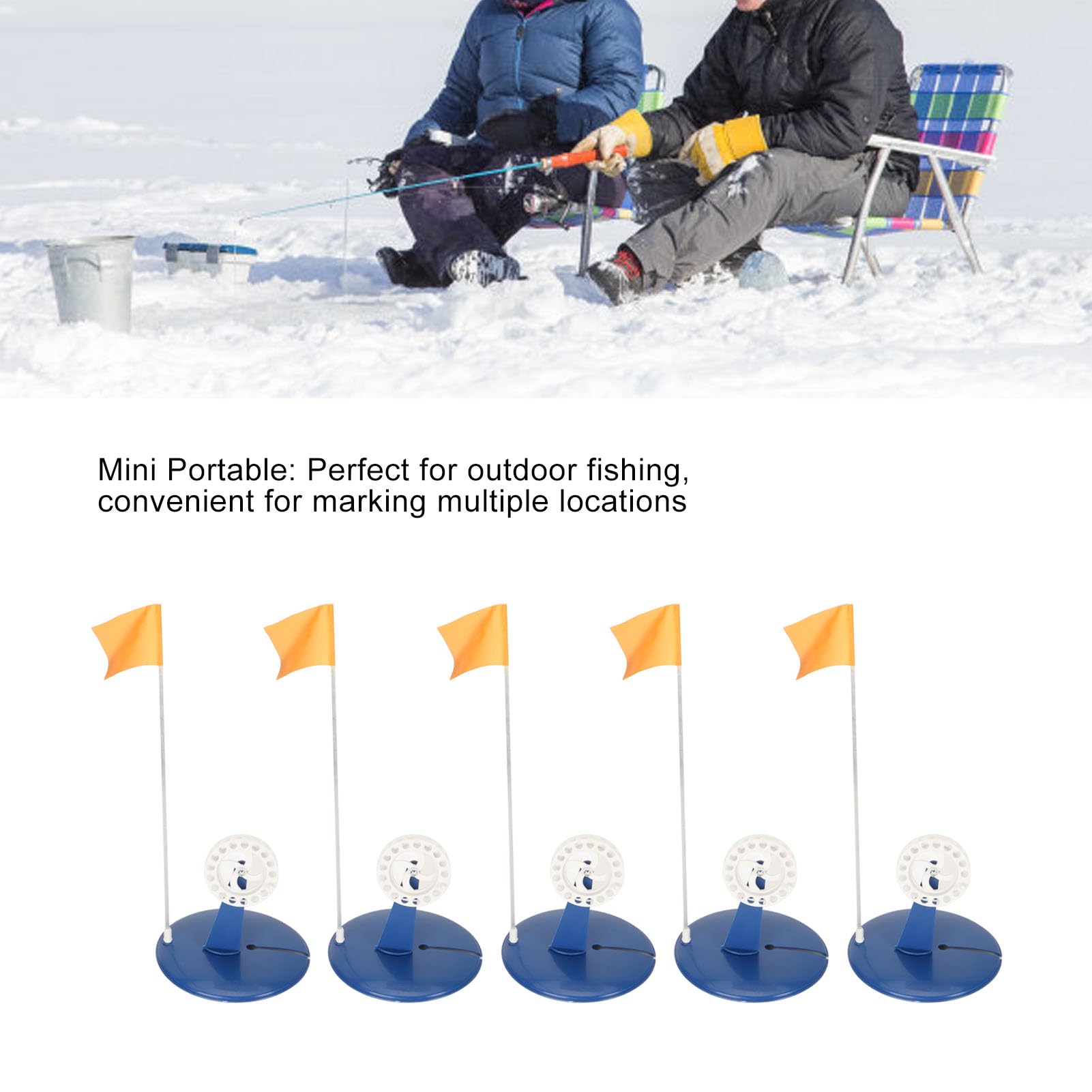 Topyond compact ice fishing system for easy transport and setup.