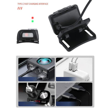Topyond headlamp delivers high-power brightness for long-range visibility.