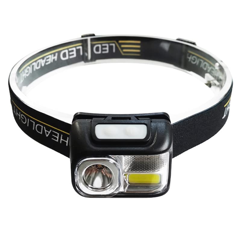 Topyond headlamp with wide beam range lights trails at night.