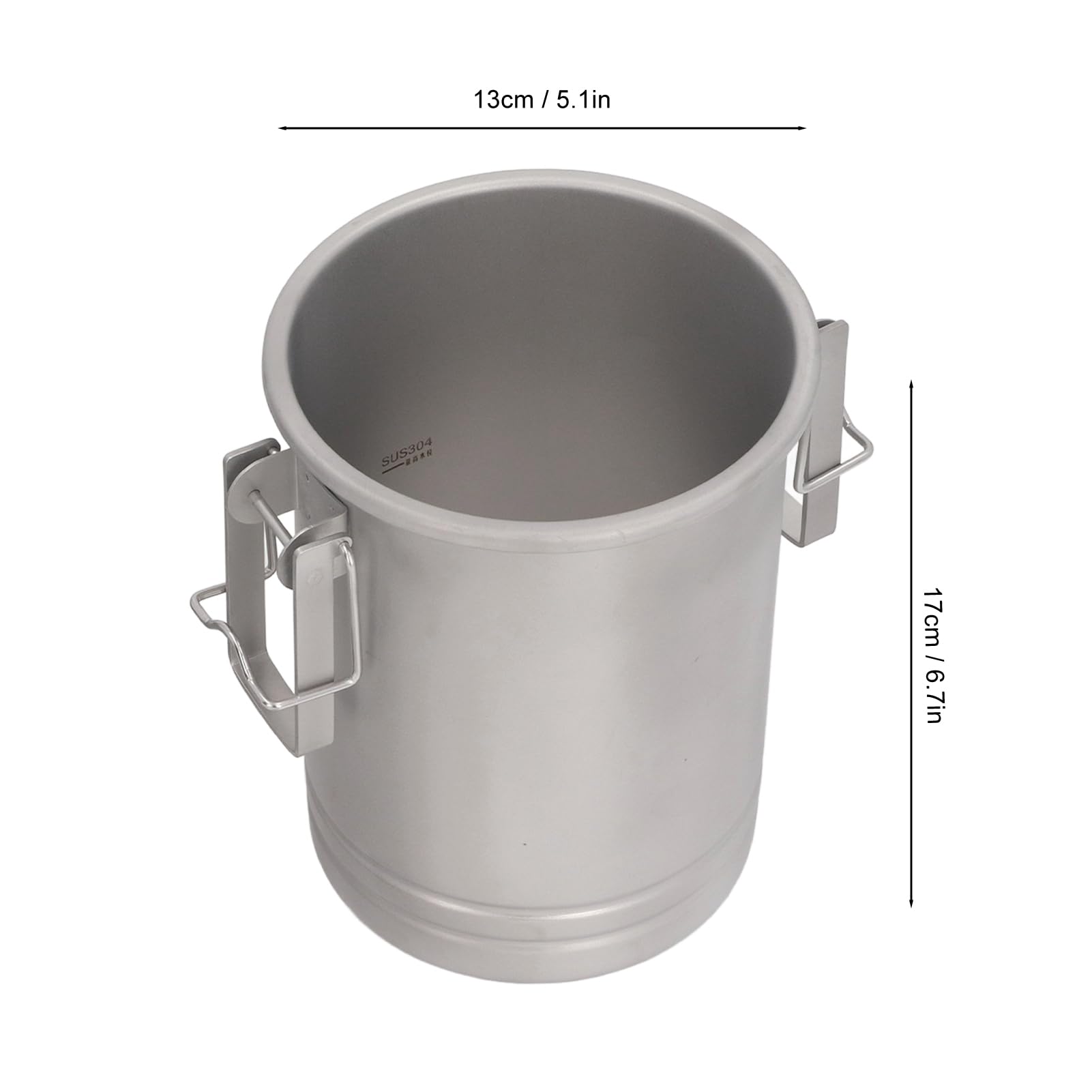 Topyond lid latch and hanging design supports secure lid during cooking.
