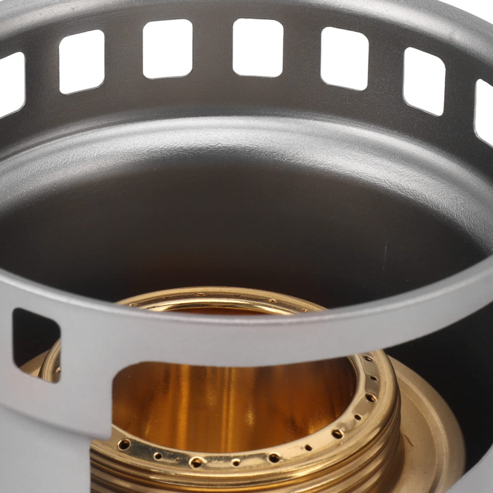 Topyond mini stove ideal for backpacking and outdoor coffee moments.