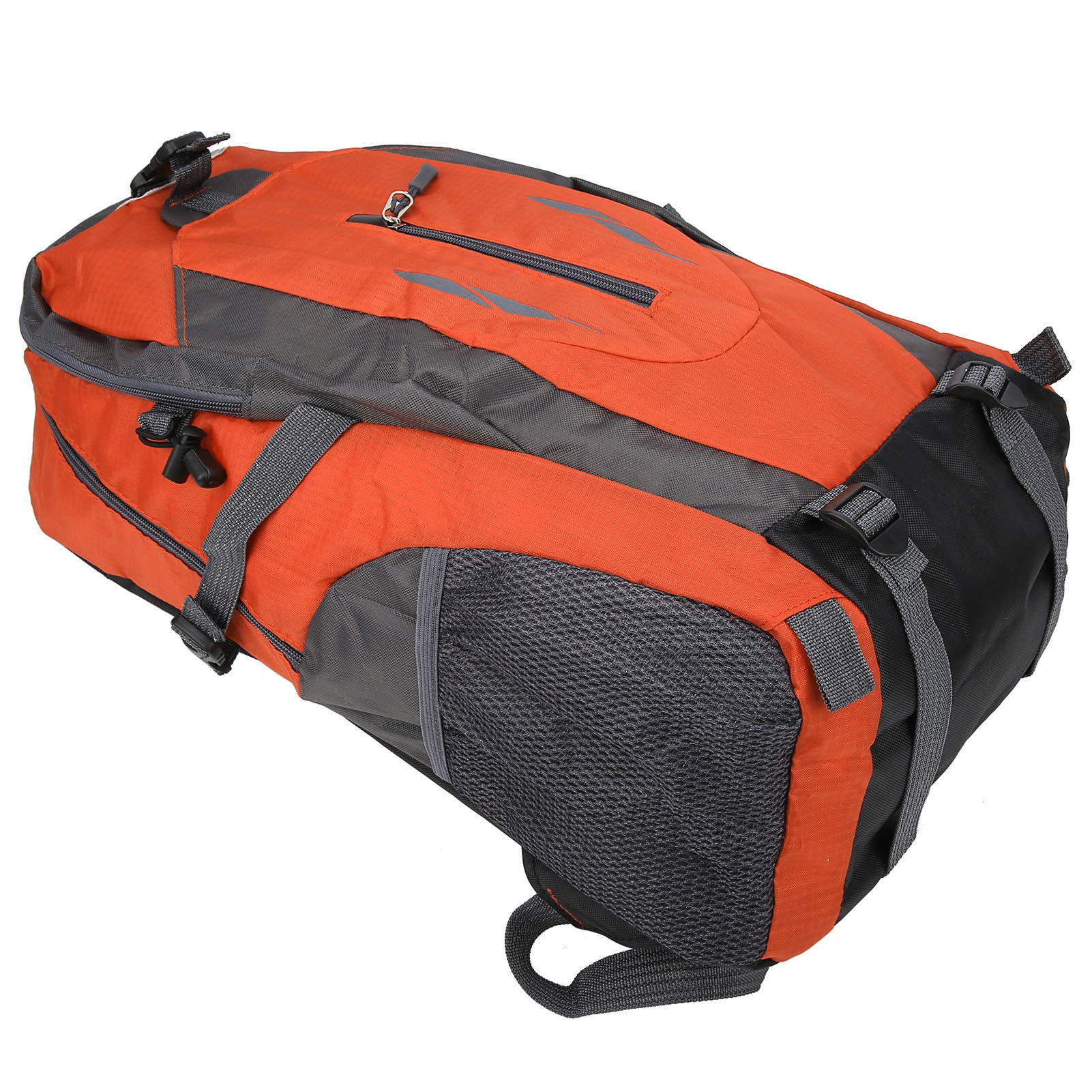 Topyond orange color option for high visibility on trails.