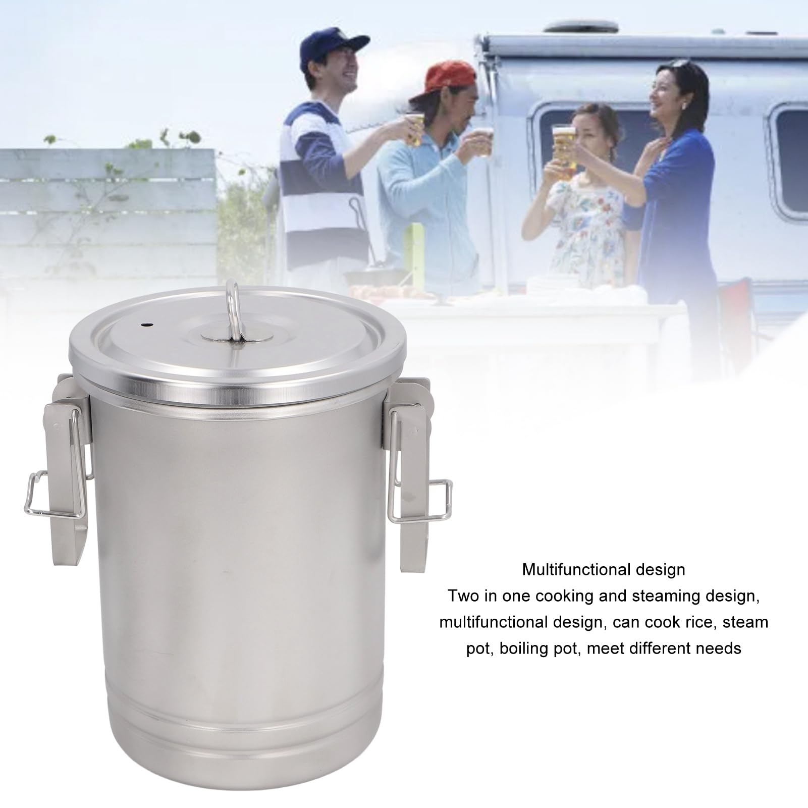 Topyond portable camping pot illustrates compact, lightweight gear for backpacks.