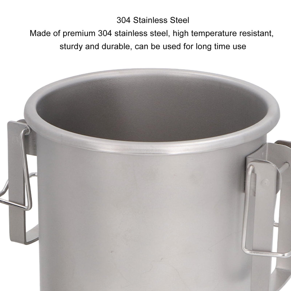 Topyond pot lid with hanging buckle shown for safe open-fire cooking.