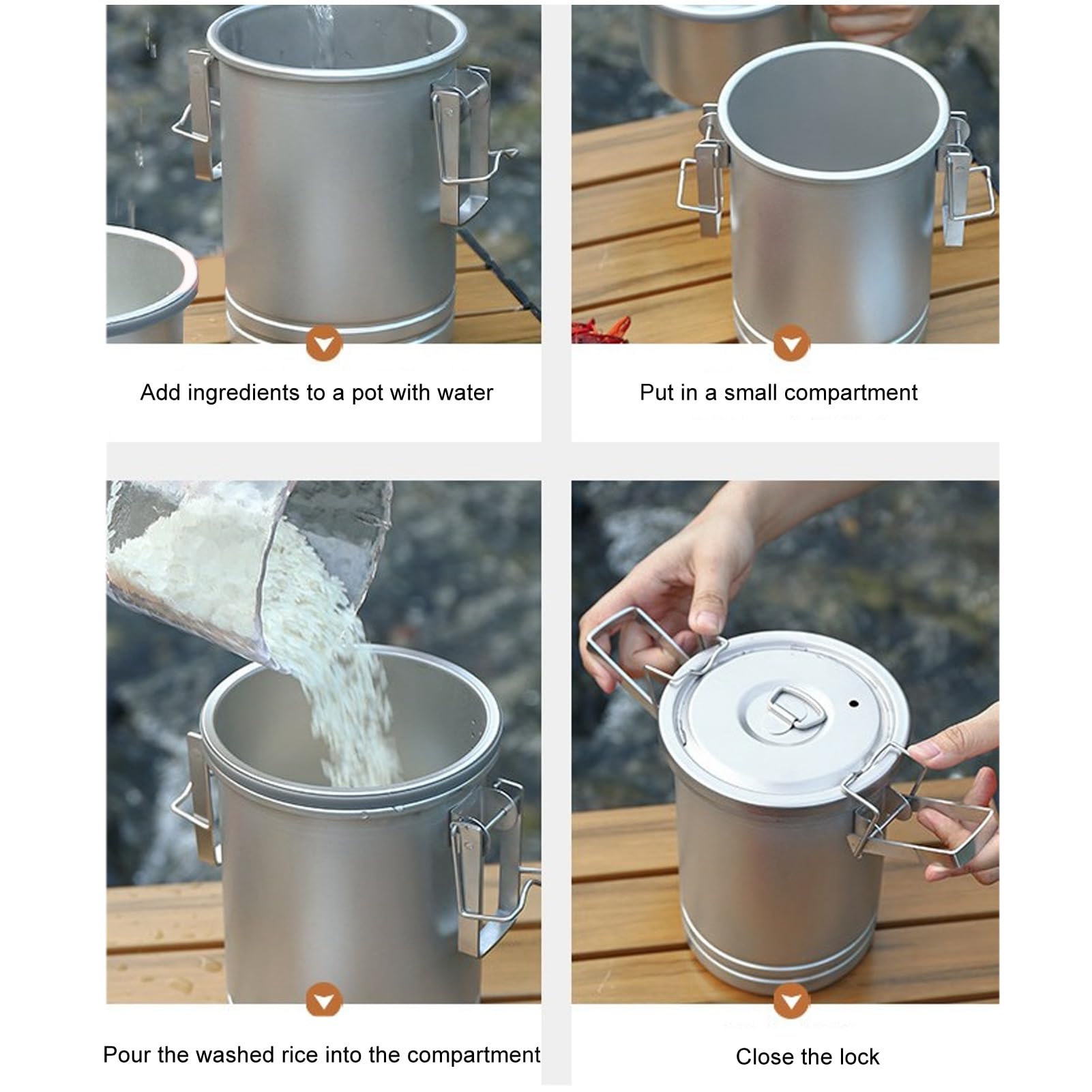 Topyond rice cooker and steamer function enables quick, fluffy meals.