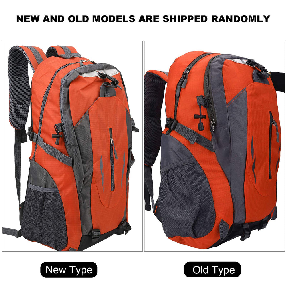 Topyond waterproof backpack back panel for comfortable travel in damp conditions.