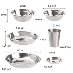 TopZea-stackable-camping-dishes-storage demonstrates compact design saving space.