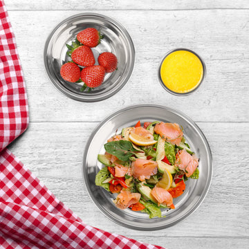 TopZea stainless-steel-dinnerware-durability for rugged outdoor use.