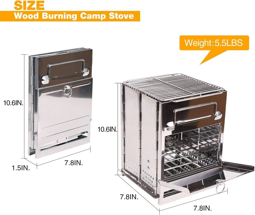 TOQGEZYJ foldable camping stove, portable cooking on the go.