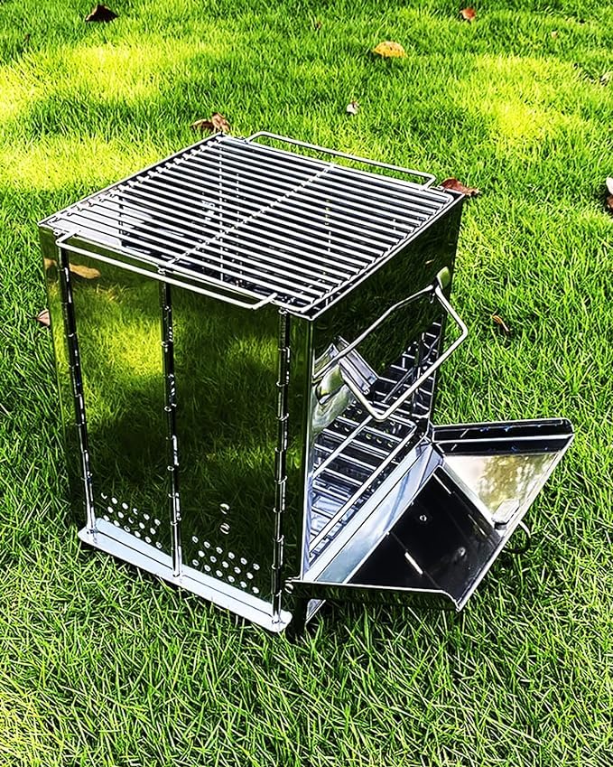 TOQGEZYJ carry bag included, keep stove organized for camping trips.