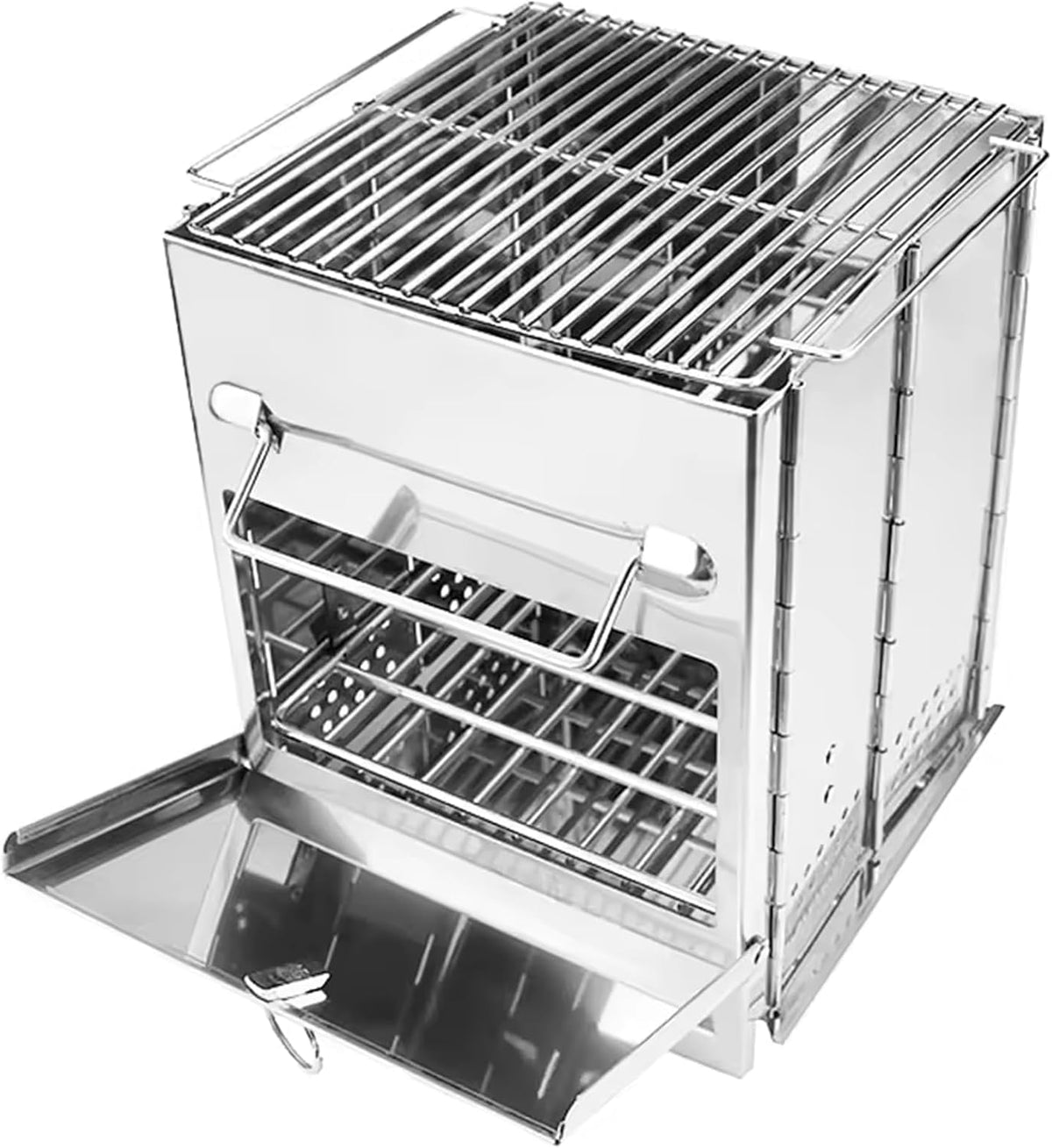 TOQGEZYJ rocket stove folding stove, compact for backpacking meals.