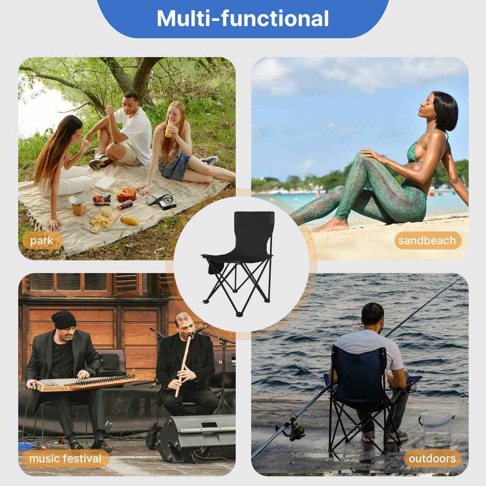 TOREAD camping and home-use chair supports versatile outdoor and indoor use.