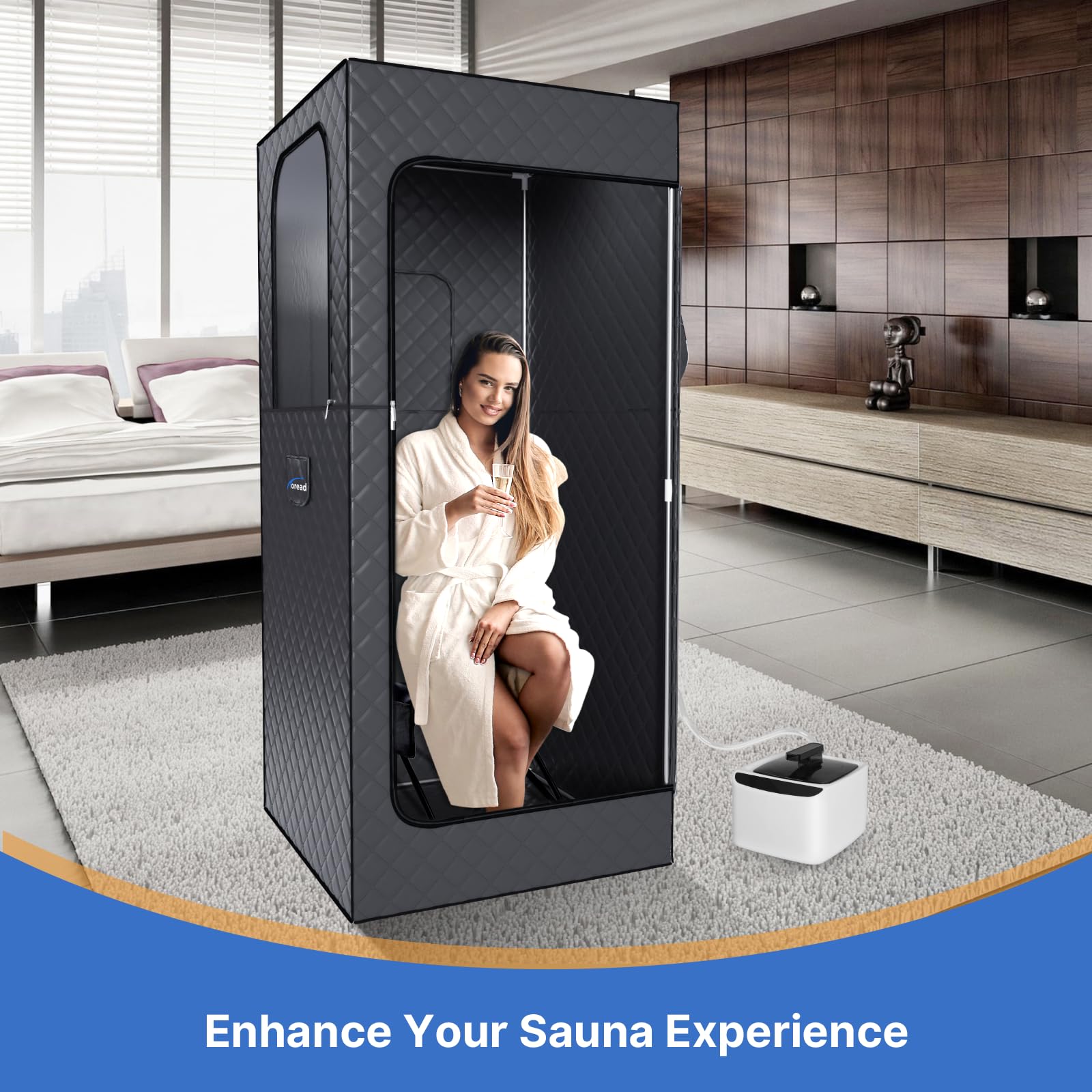 TOREAD chair suitable for indoor sauna, camping, beach, and home use.