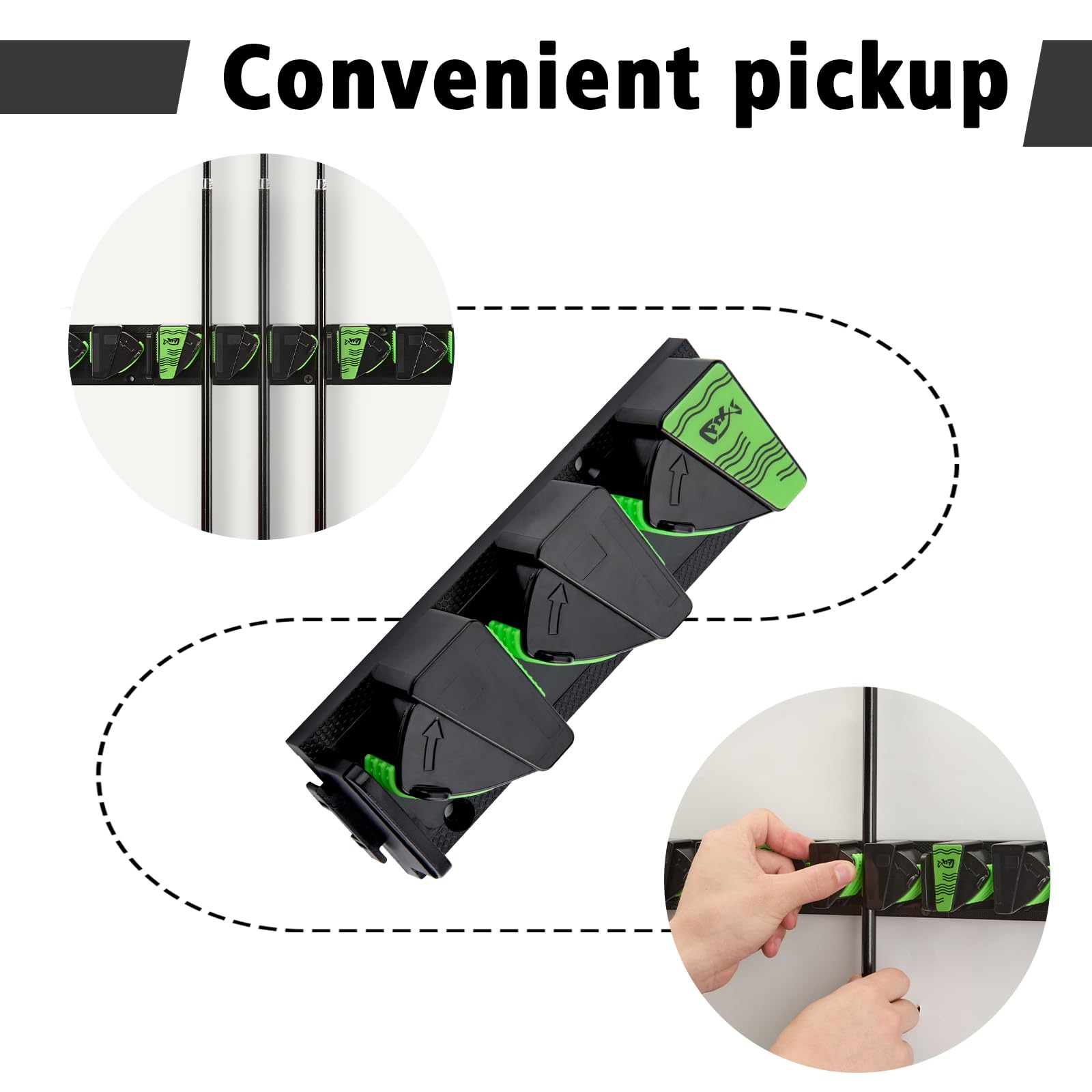 Heavy-duty wall-mount with screws included