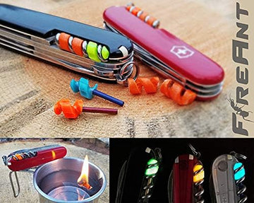 FireAnt glow-in-the-dark visibility for nighttime knife location