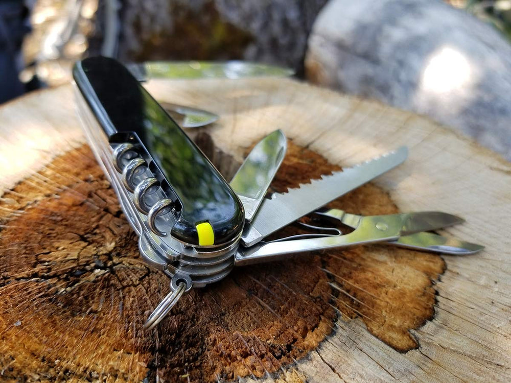 Tortoise Gear Firefly mini firestarter for 58mm Victorinox knives and compact EDC.