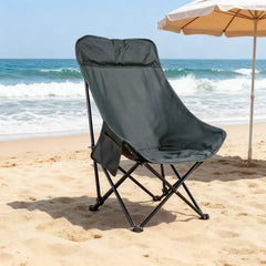 TOSAMC folding chair in compact folded form travels easily and saves pack space.