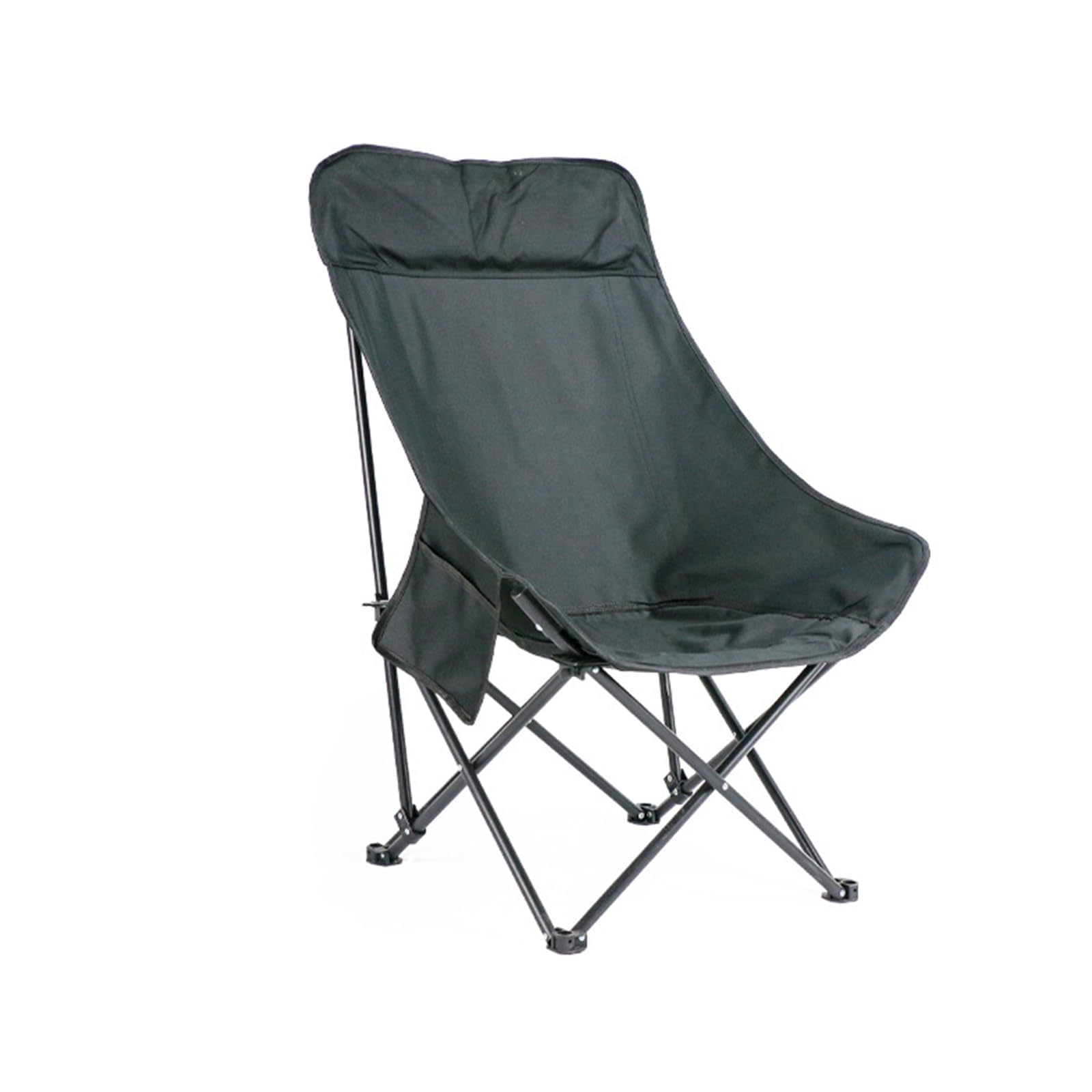 TOSAMC high-back camping chair provides comfortable support on hikes and beaches.