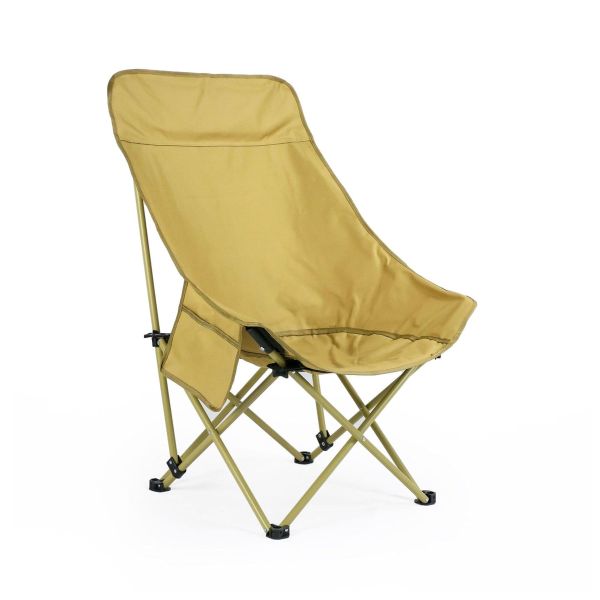 TOSAMC portable folding chair folded with carry bag for easy transport