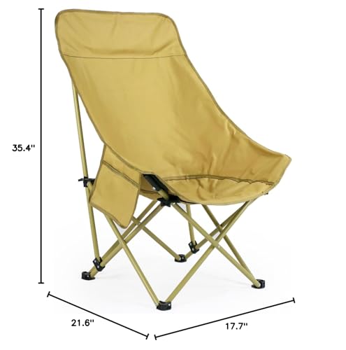 TOSAMC side-view chair highlighting lightweight aluminum frame