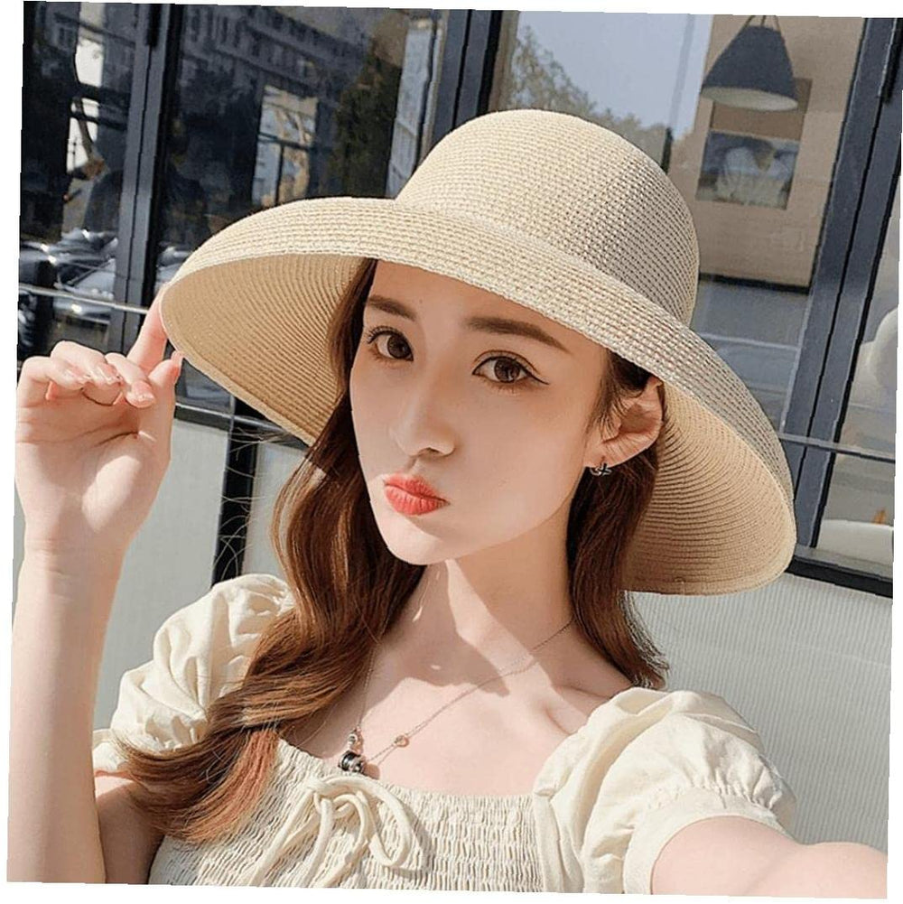 TOSSPER ventilated straw hat keeps you cool during hot outdoor days.
