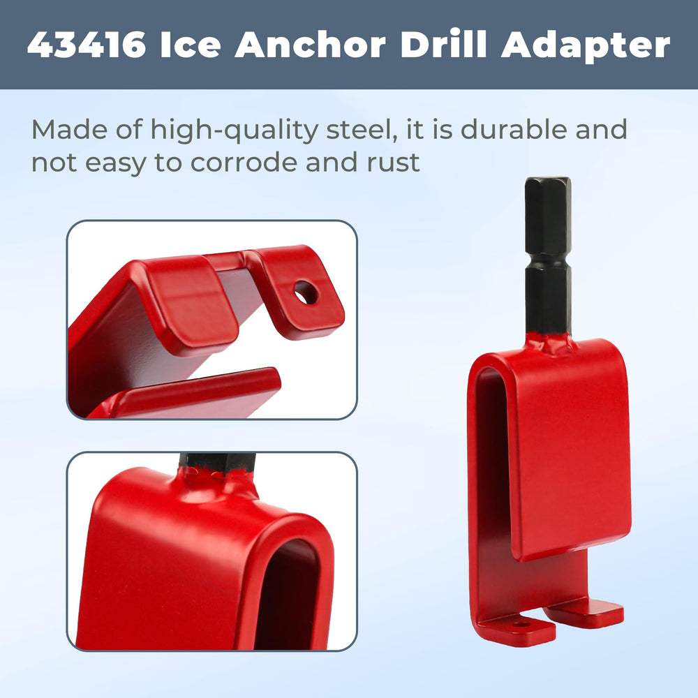 Easy use with cordless drill or quick-connect accessories