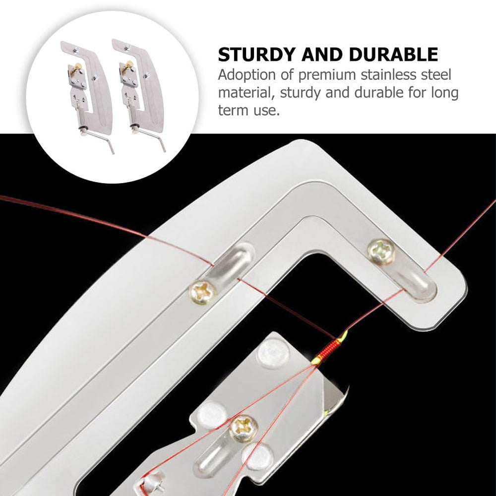 Totority knotter tool close-up shows durable materials for years of outdoor use.