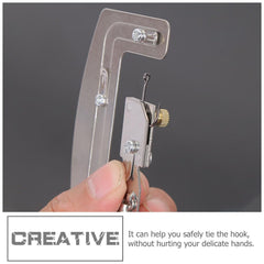 Totority knotter tool with non-slip grip enhances control even when wet.