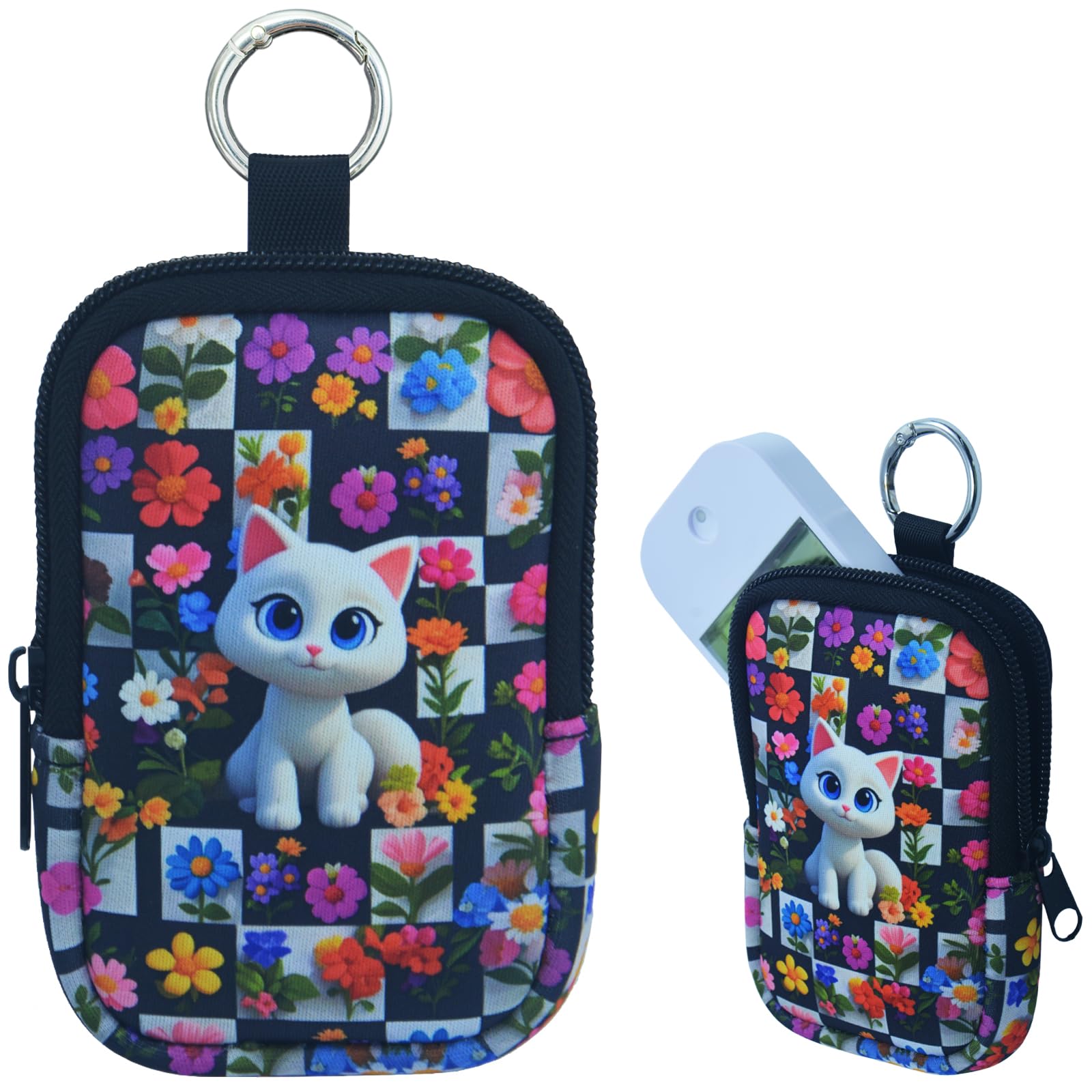 Touchland-compatible neoprene sleeve closeup with protective padding for travel