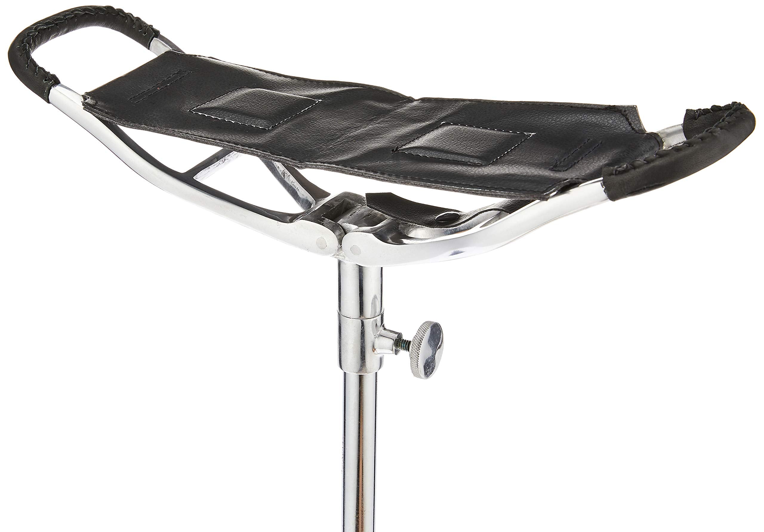 Tough 1 Spectator Seat Stick chrome shaft delivers rugged durability for use.