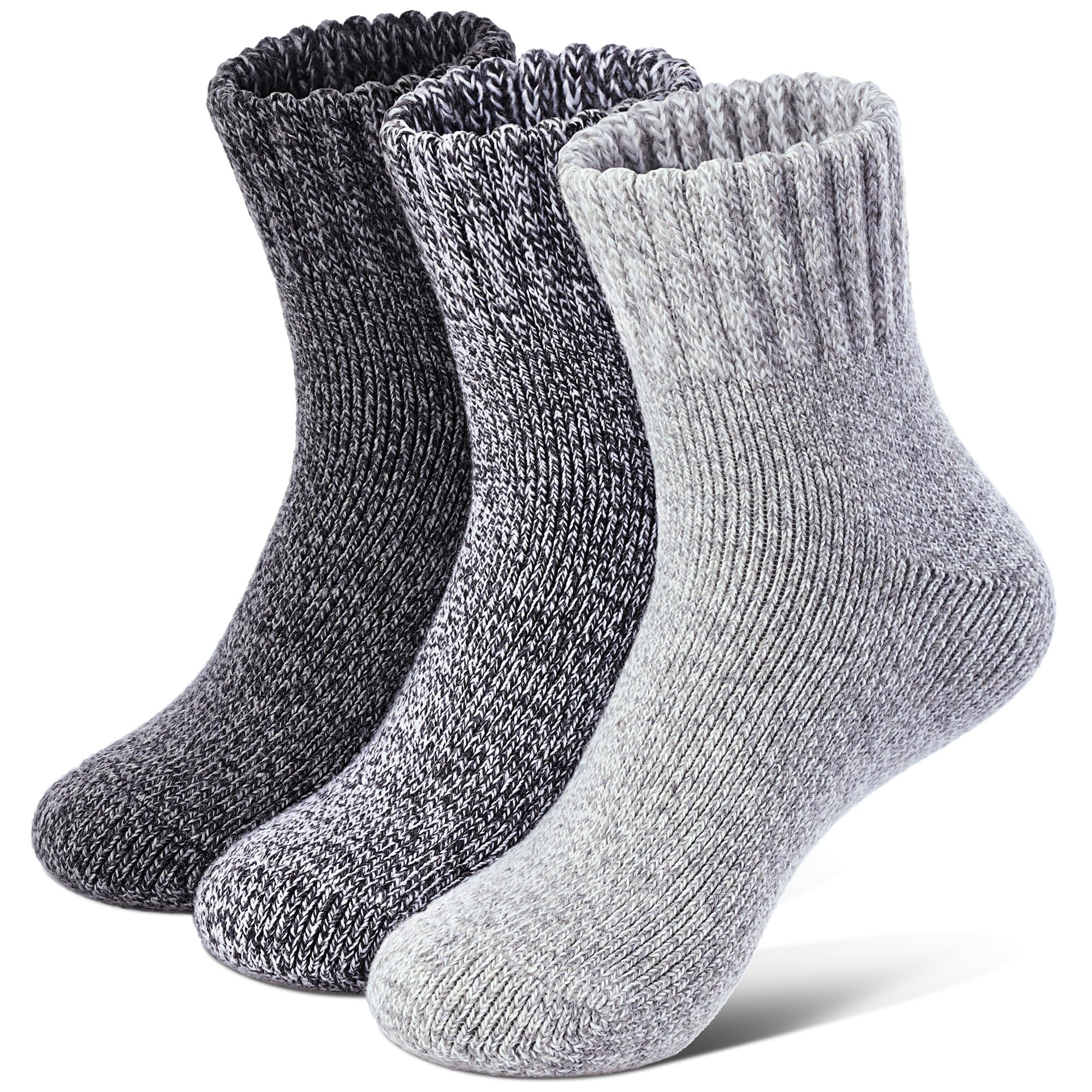 Tough Land Merino Wool Socks close-up knit texture for warmth and comfort